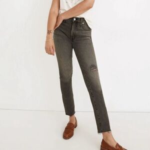 Madewell Women's Perfect Vintage Jean Cosner Wash Knee-Rip Edition Size 24